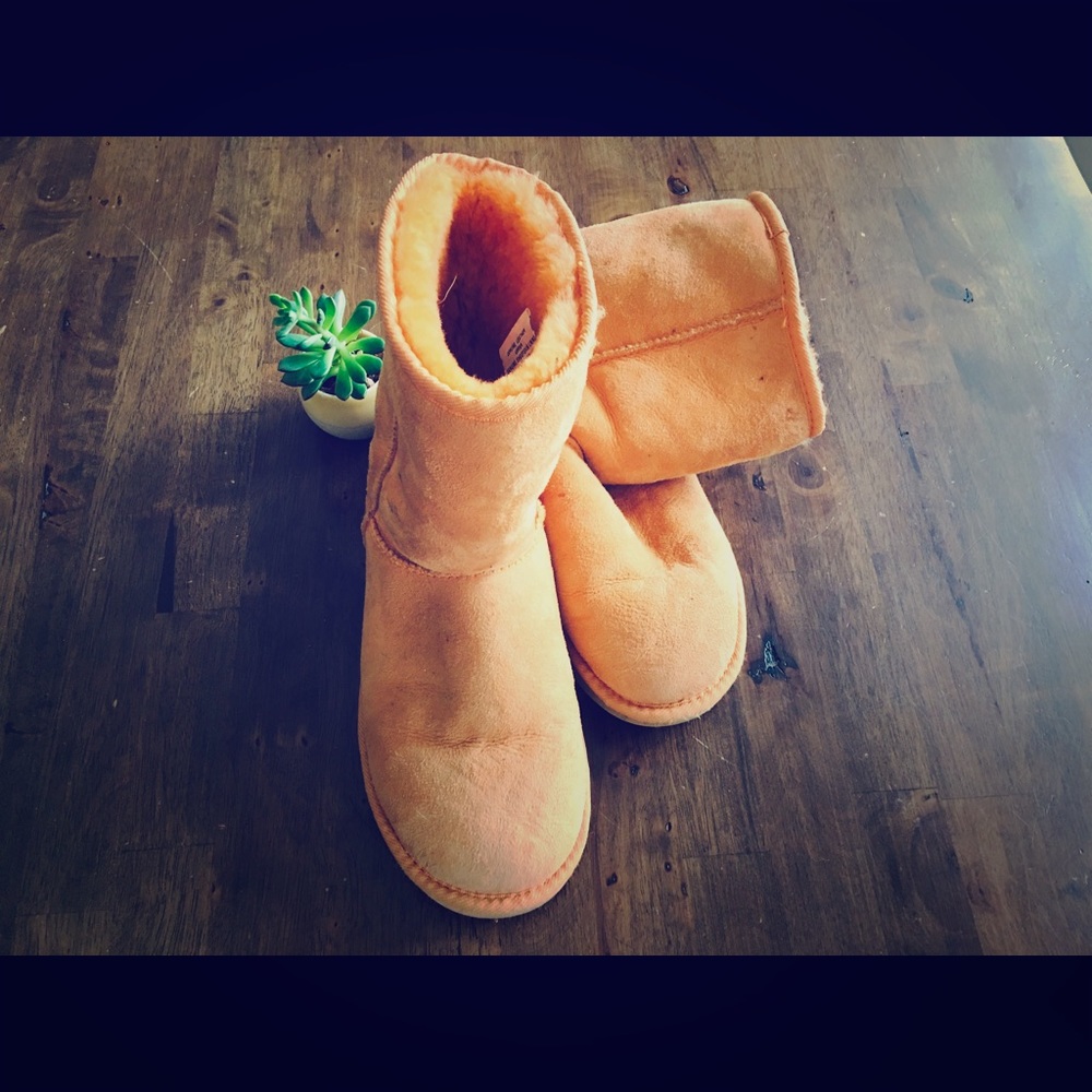 Orange UGG Boots Size 7